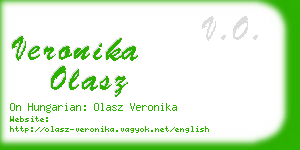 veronika olasz business card